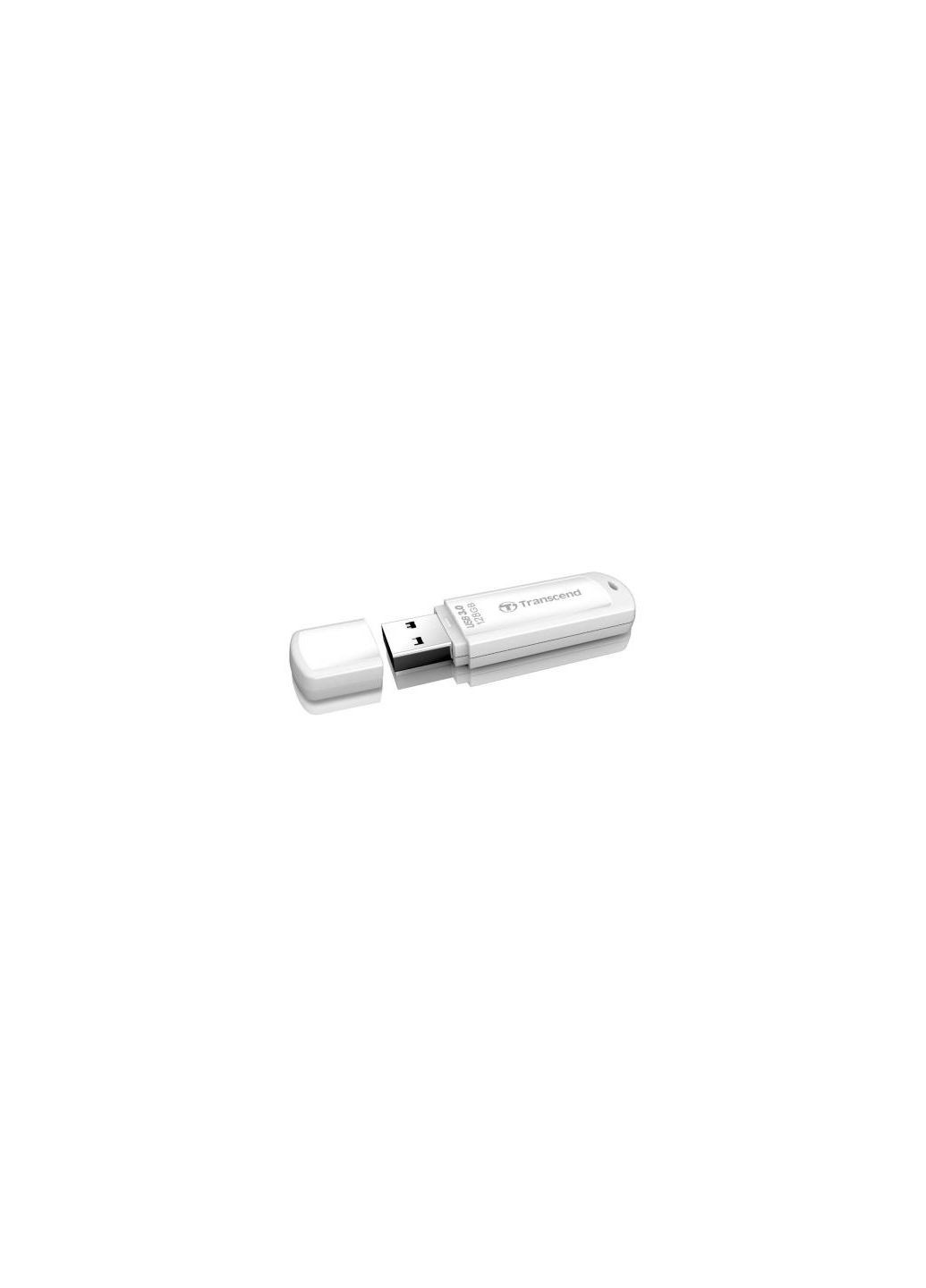 USB флеш накопичувач (TS128GJF730) Transcend 128GB JetFlash 730 White USB 3.0 (366662830)