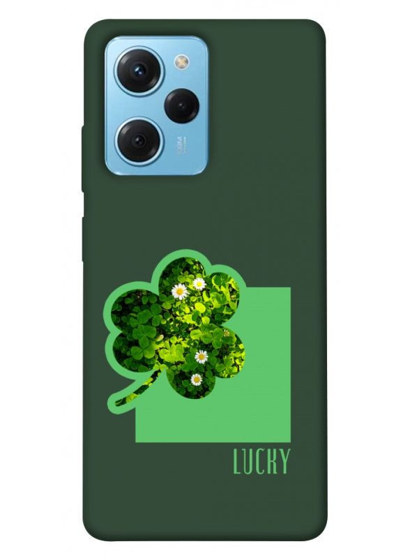 Чохол з принтом для Xiaomi Poco X5 Pro 5G / для Ксяомі, сяомі, ксіомі редмі поко Х5 про Clover sign No Brand (338601599)