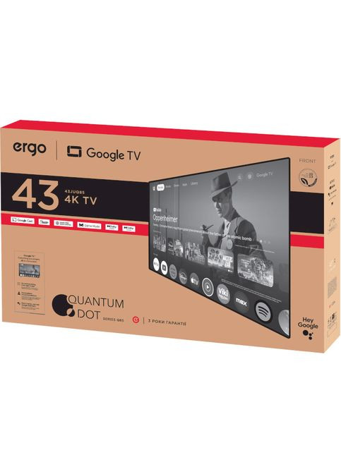 Телевизор QLED 43" 43JUQ85 Ergo (339080472)