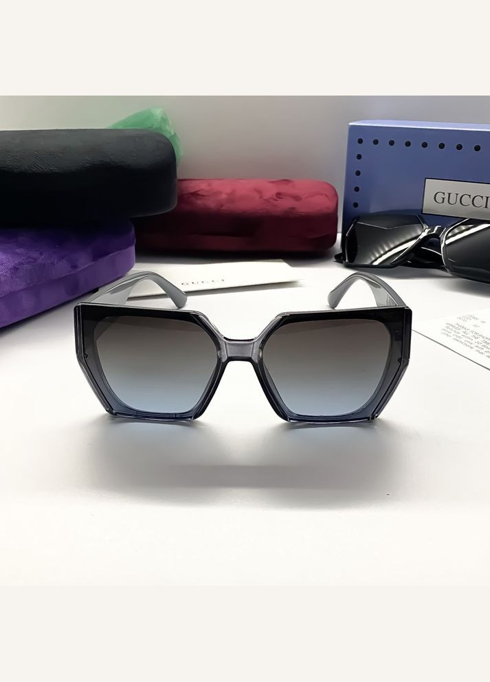 Женские брендовые солнцезащитные очки (29160) blue No Brand (322156634)