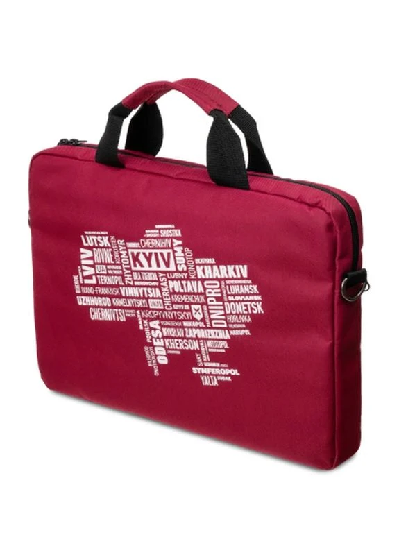 Сумка для ноутбука 15.6" NB1502 Burgundy, white print (NB1502UWBY) Vinga (398775858)