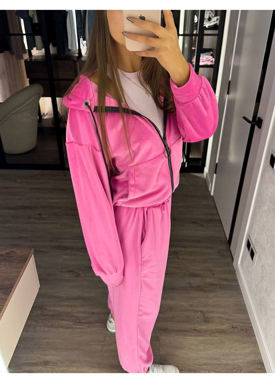 Женский спортивный костюм с велюром на флисе MonCher (363020935)