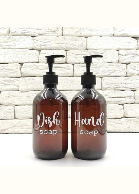 Набор дозаторов для кухни "Альбина" пластик 500 мл (2 шт.) No Brand (298794672)