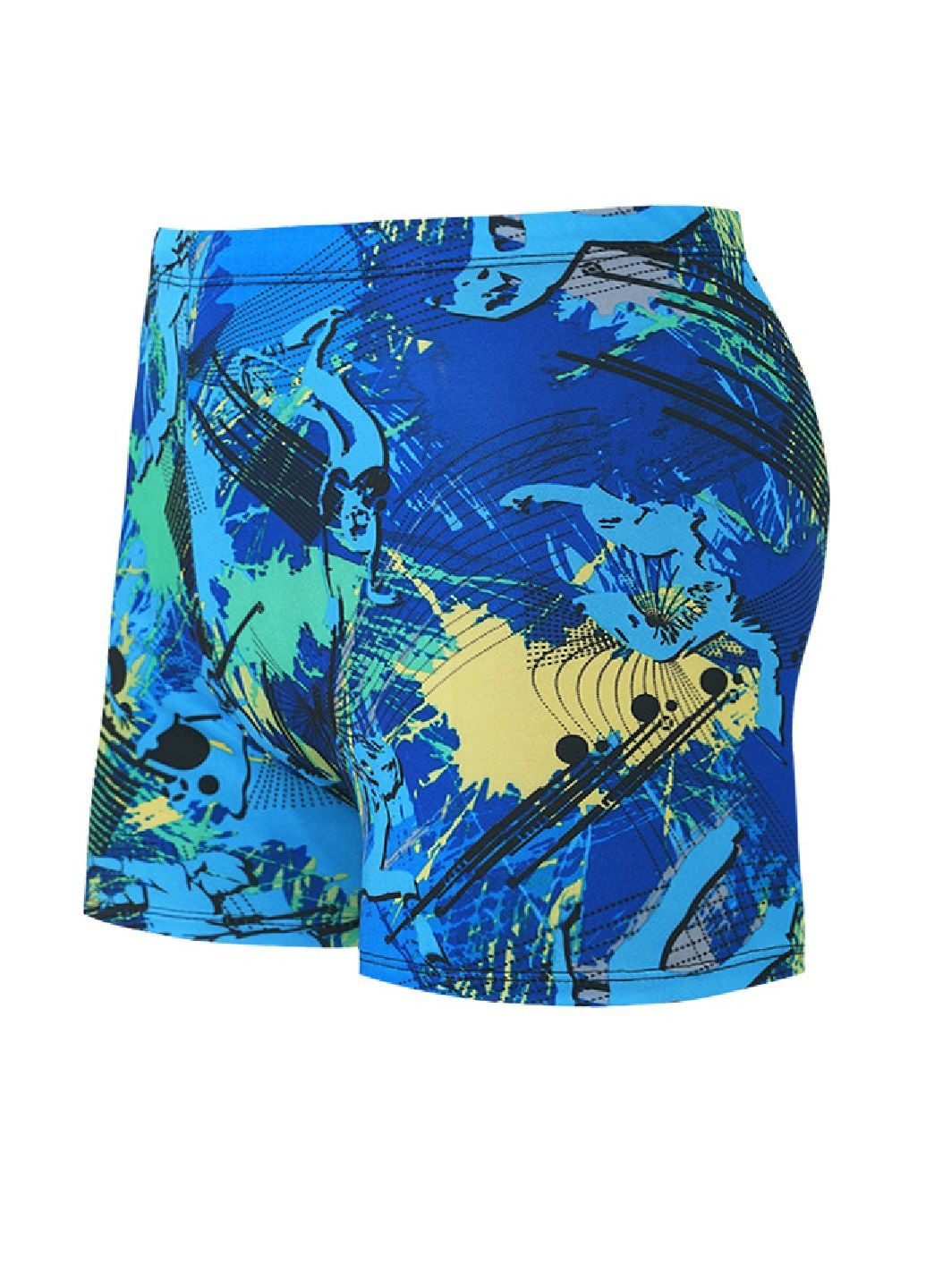 Мужские синие спортивные, пляжные плавки шорты No Brand