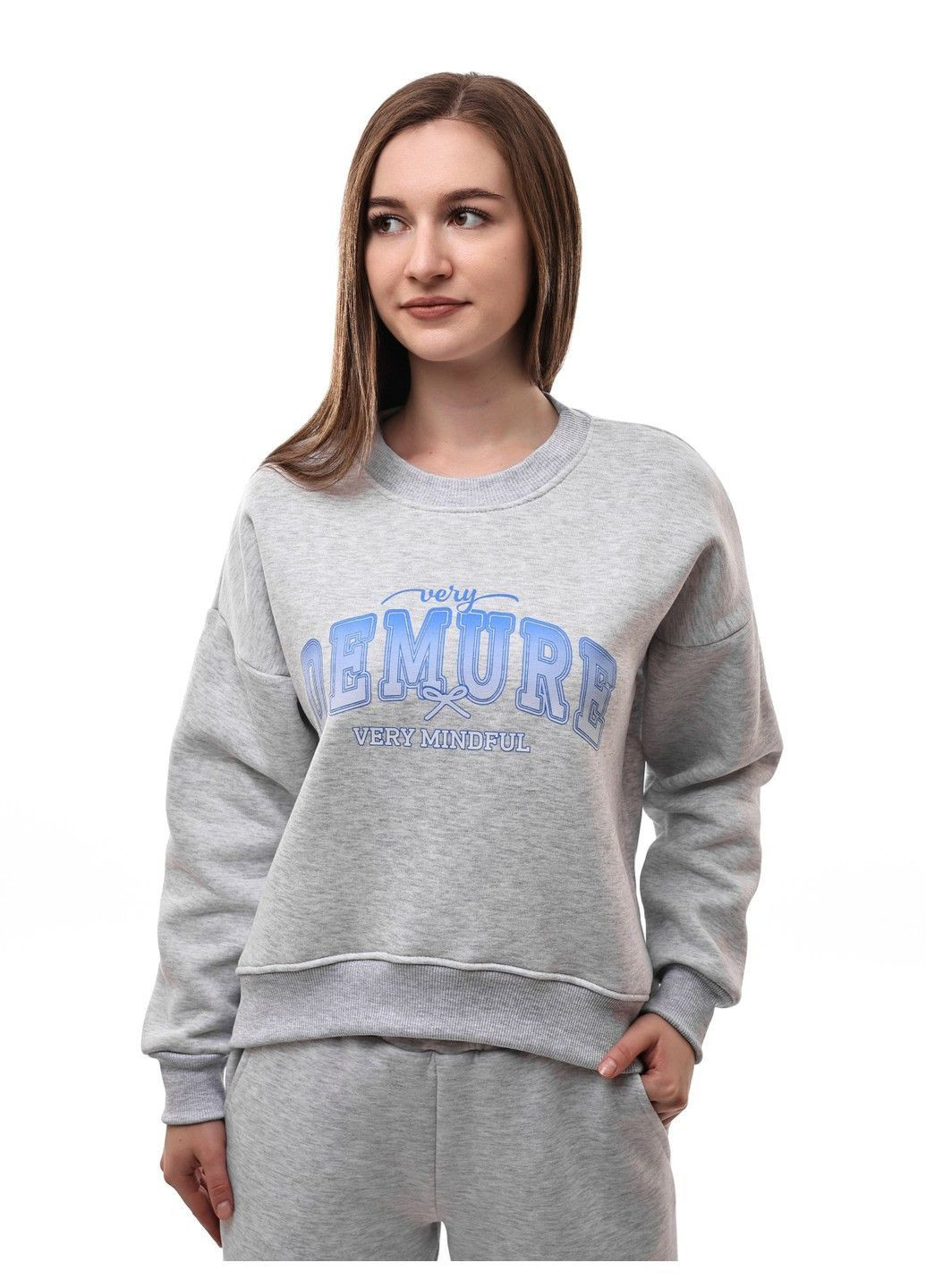 Светло-коричневый свитшот женский LOOK SWEET (364926721)