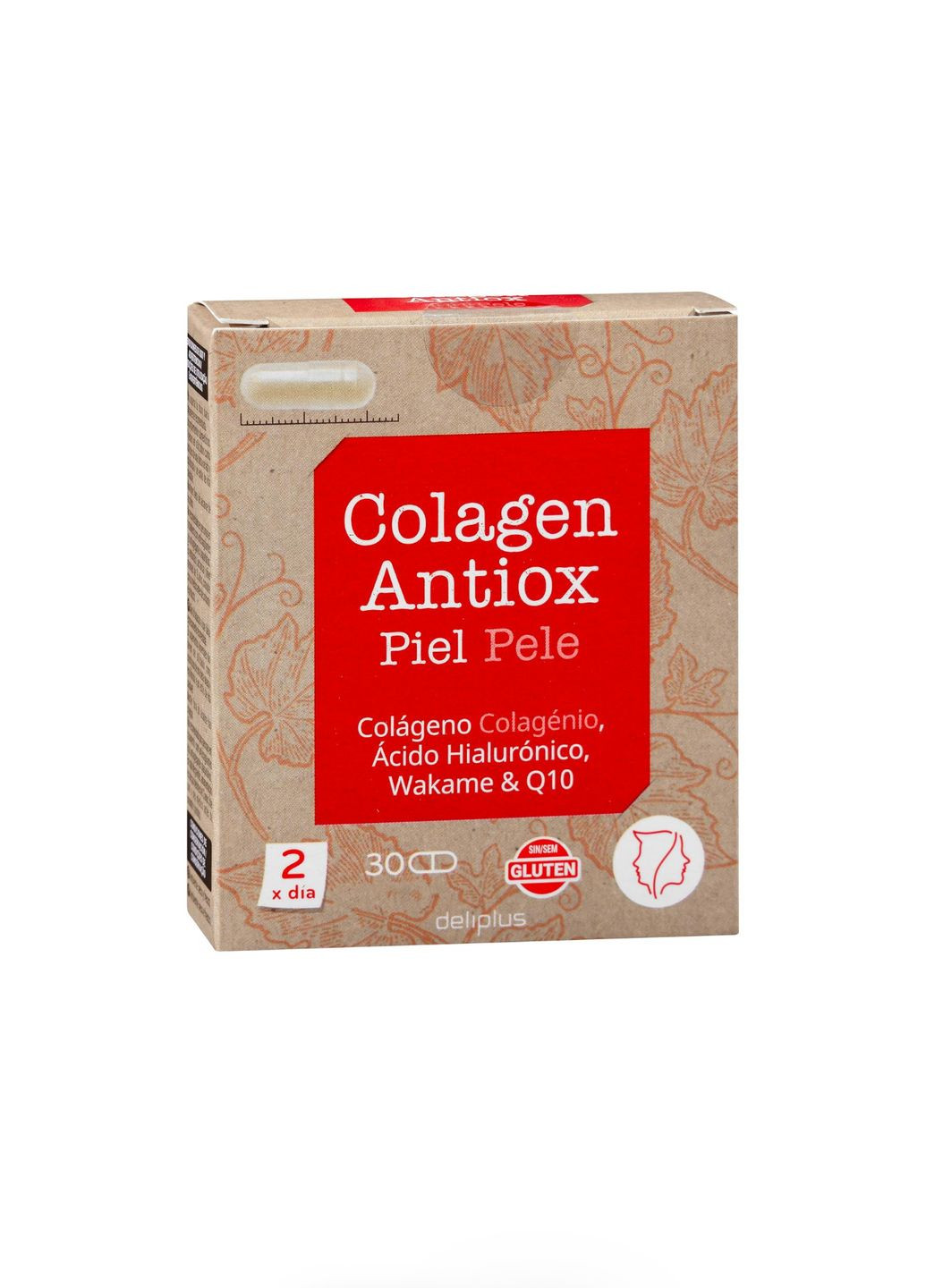 Капсули з колагеном, гіалуроновою кислотою, коензимом Q10 та Вакаме Antiox Colagen Deliplus (295547120)