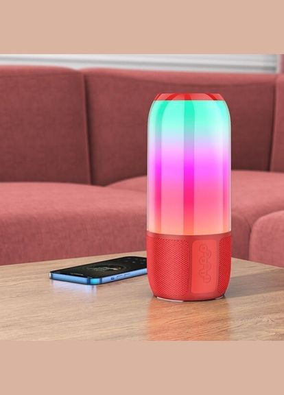 Портативная блютузная колонка с подсветкой DS29 Red Hoco (368698221)