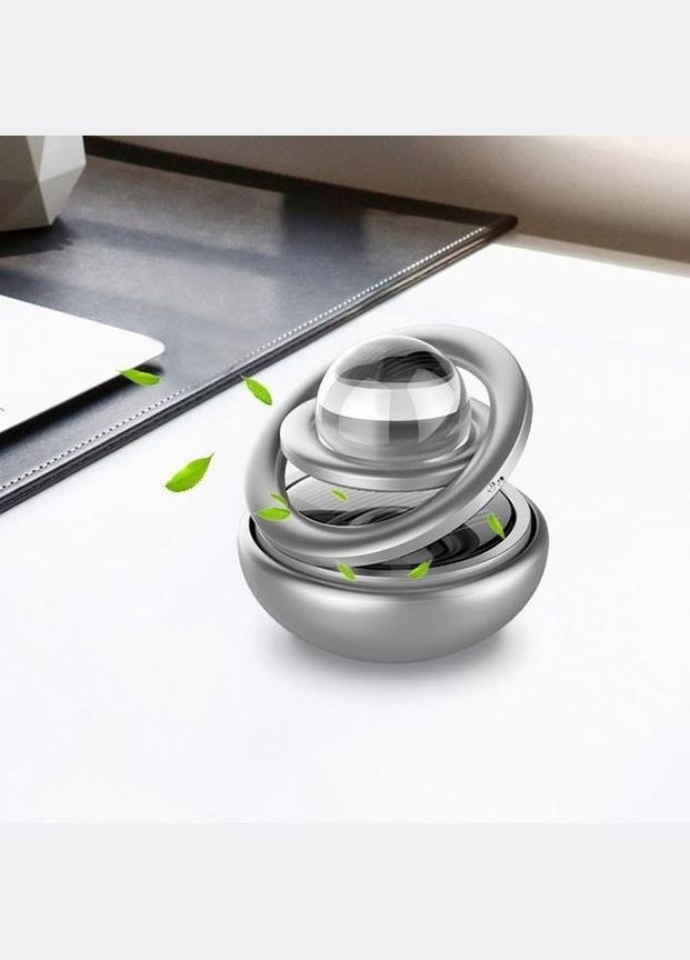 Освіжувач повітря в автомобіль Левітуючі кільця Галактика від сонячного світла MIQIKO + 1 змінних картриджів Сірий (HY050970) No Brand (330778729)