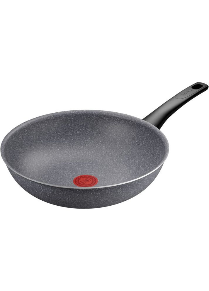 Сковорода ВОК Hard Stone D4561932 28 см сіра Tefal (364768764)