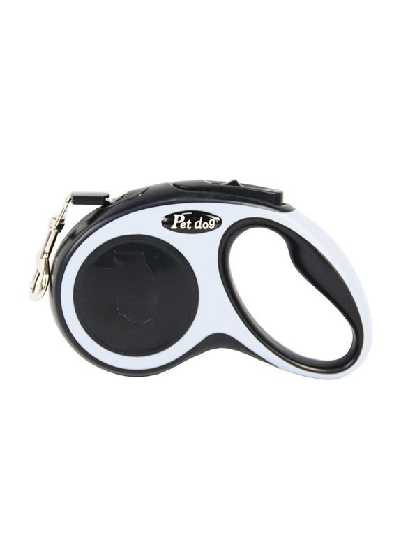 Рулетка ленточная для собак "Pet DOG" до 20 кг., 5 м, Черная No Brand (327089751)