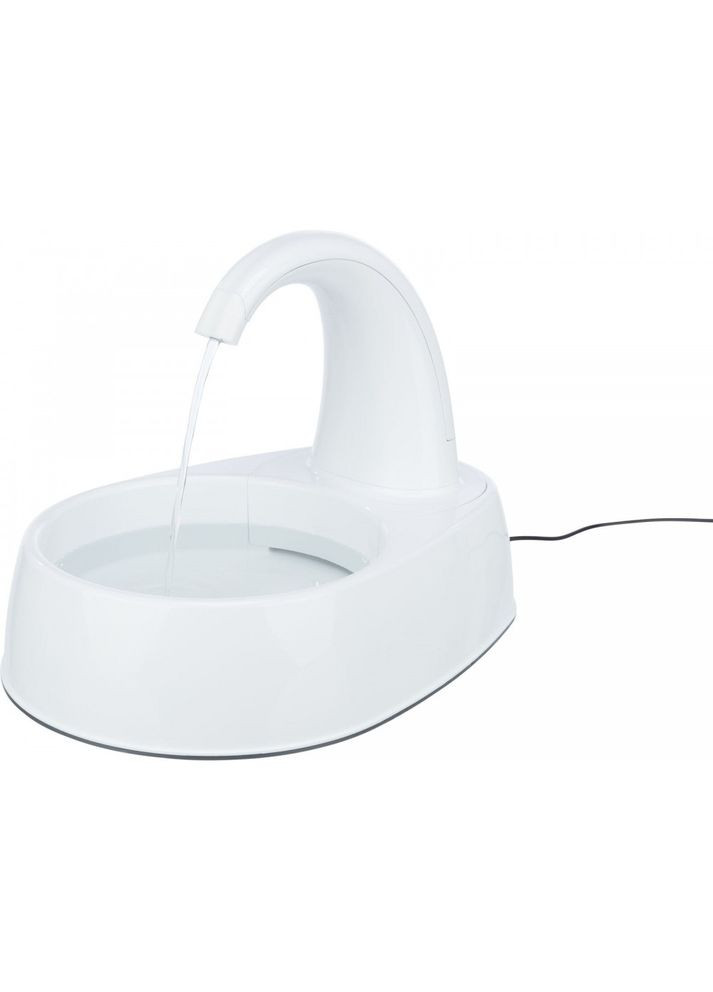 Поилкафонтан для собак Curved Stream, белая Trixie (292114656)