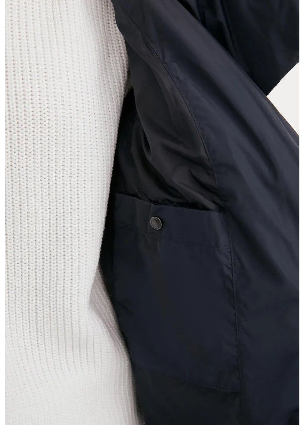 Темно-синий зимний Пуховик Finn Flare