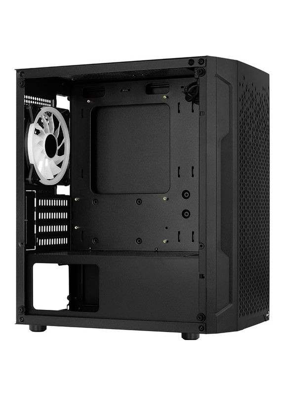 Корпус Trinity Mini Tempered glass (Trinity Mini-G-BK-v2 Black) Aerocool (363837498)