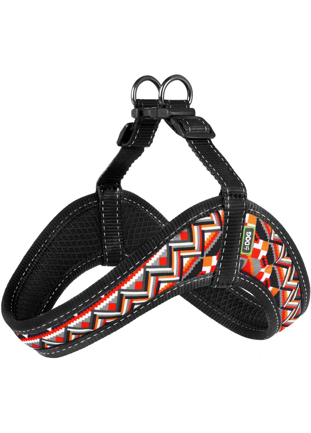 Шлея Comfort охоплення грудної клітки 36-42 см S Geometrik (2100102853011) Hi Dog (320760700)