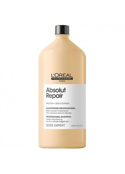 ABSOLUT REPAIR GOLD QUINOA + PROTEIN Instant Resurfacing Shampoo 1500ml L'Oreal Professionnel (315933186)