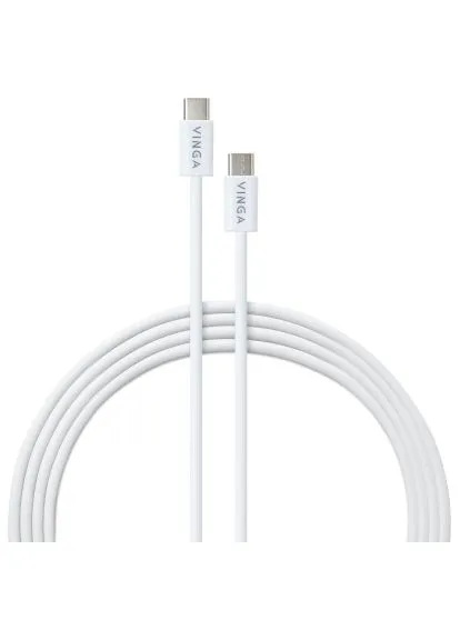 Дата кабель (VCDCCCM251) Vinga USB-C to USB-C 1.0m 100W E-Mark chip PVC (388707721)