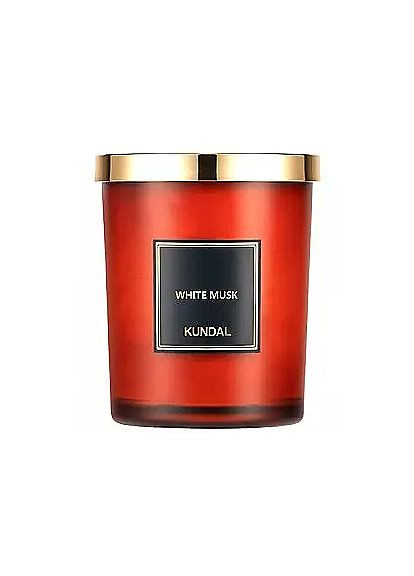 Аромасвічка "White Musk" Perfume Natural Soy 500g (1142143-121015) Kundal (368615588)