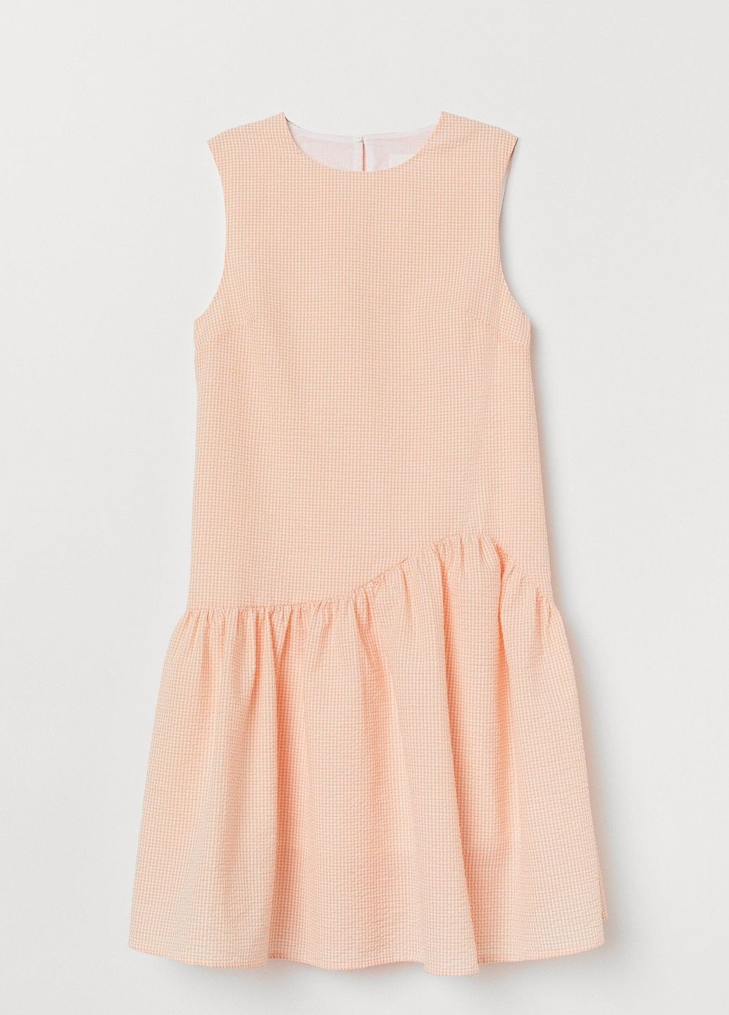 Персиковое кэжуал платье H&M