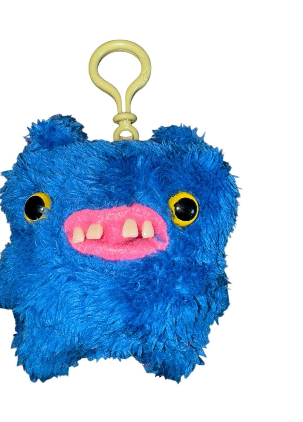 Підвіска на сумку рюкзак брелок м'яка іграшка монстрик із зубами Фаглер Фуглер Fuggler синій No Brand (360878970)