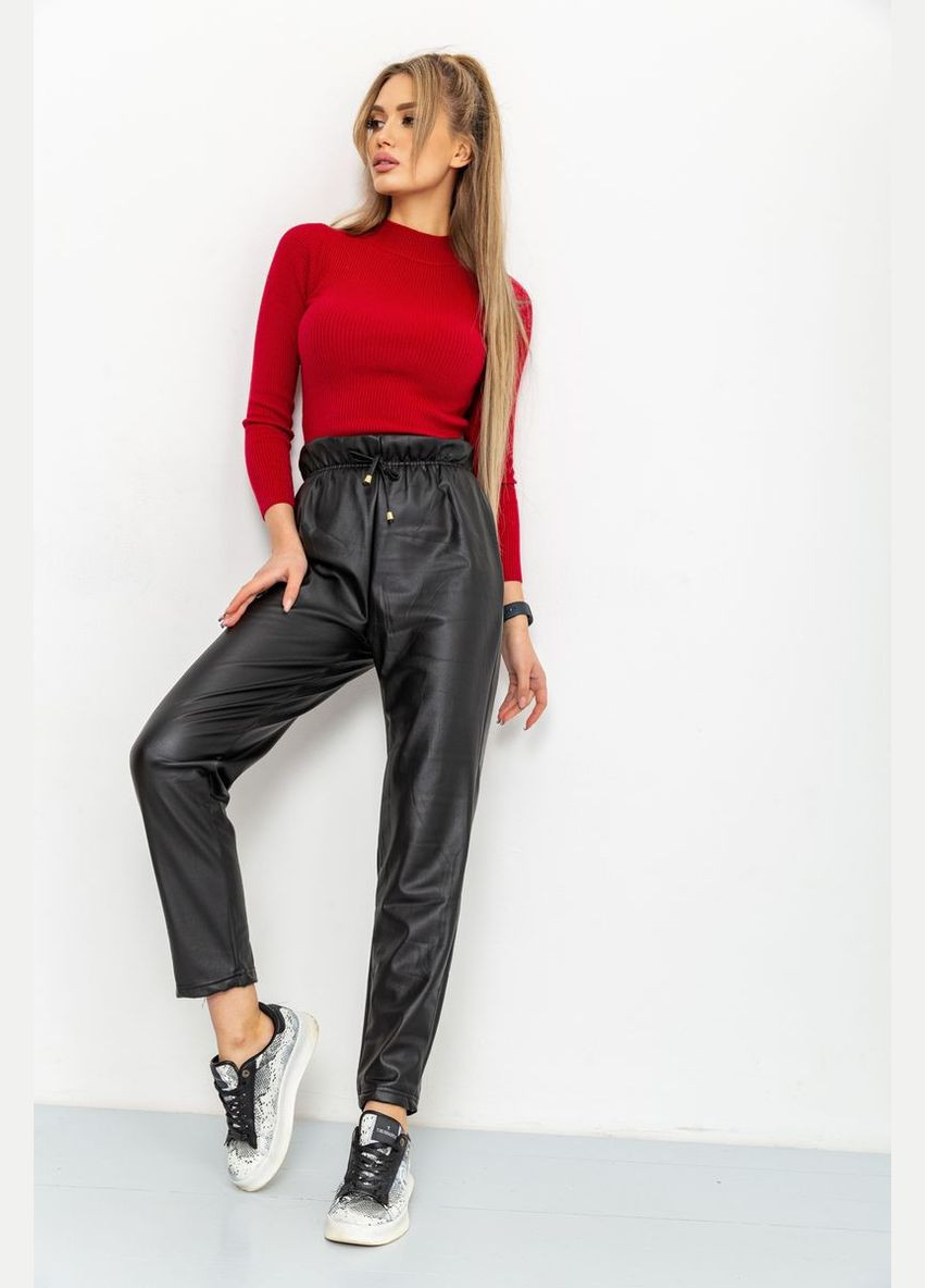 Лосини жіночі шкірозамінники чорні вільні розмір S (sku_164R669) Ager (316318549)