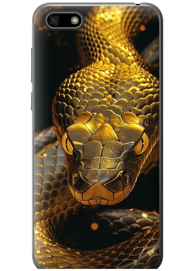 2D пластиковий чохол 'Golden snake' для Endorphone Huawei Honor 7A (286766851)