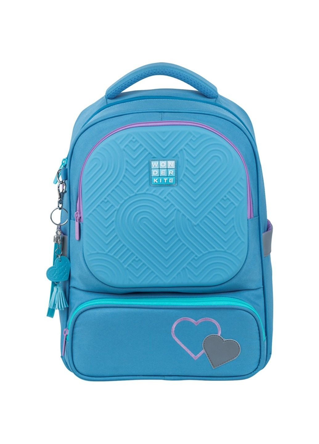 Набір рюкзак + пенал + сумка для взуття WK 728 блакитний Kite (335401496)