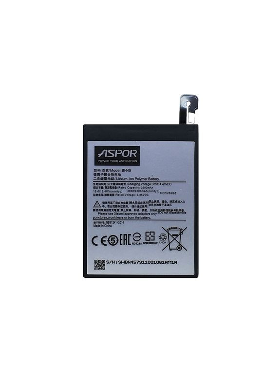 Аккумулятор BN45 для Xiaomi Redmi Note 5 Aspor (368560842)