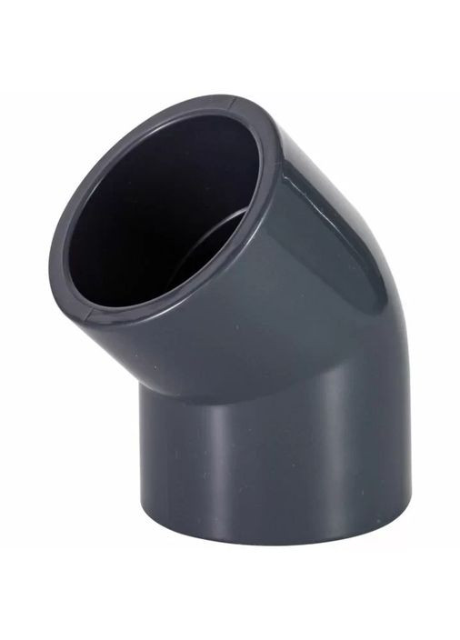 Коліно ПВХ 45°/90 мм AquaViva (370385513)