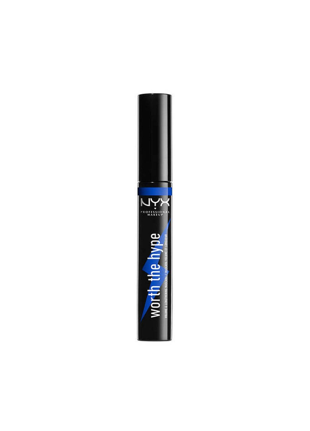Кольорова туш для вій Worth the Hype Volumizing & Lengthening Mascara (7 мл та 5.25 мл) 03 Blue (WTHM03) NYX Professional Makeup (293153757)