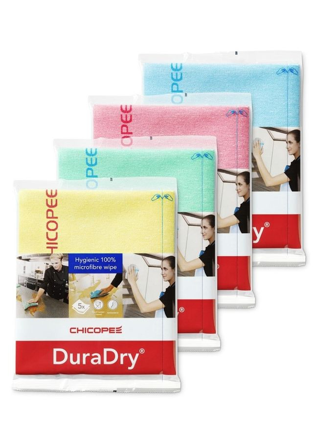 Салфетки Chicopee Microfibre Plus многоцелевые для кофейни Зеленые (R-300655-VS) No Brand (303348936)