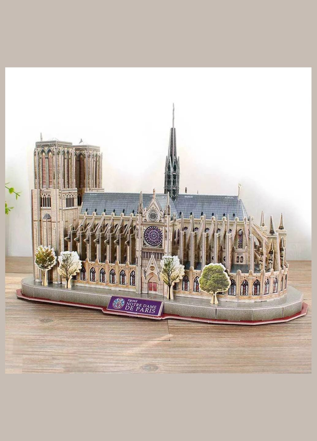 Cubic Fun ТРЕХМЕРНАЯ ГОЛОВОЛОМКА-КОНСТРУКТОР National Geographic "Нотр-Дам-де-Пари" DS0986h CubicFun (333252131)