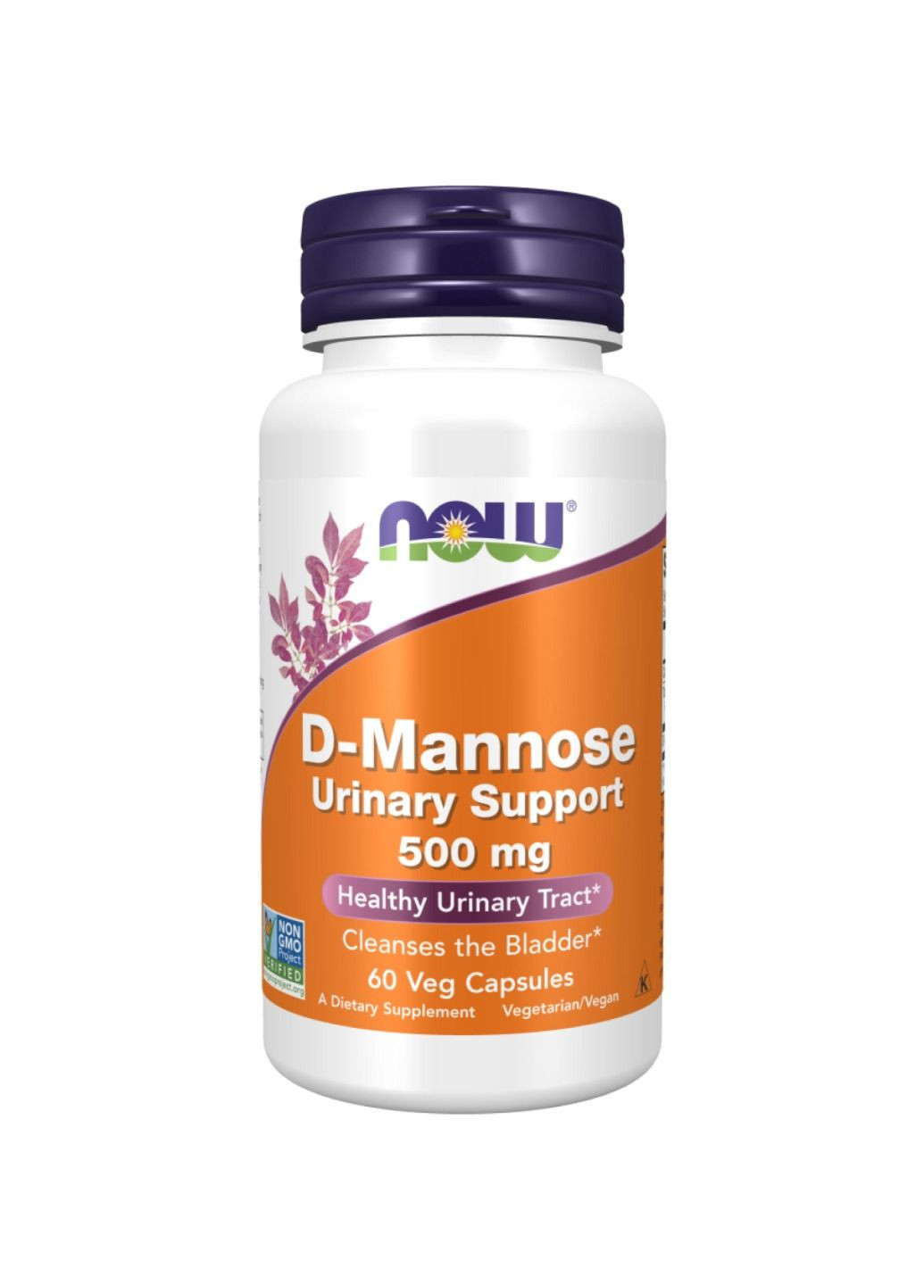 Добавка D-Mannose Urinary Support 500mg - 60 vcaps Now Foods (295376847)