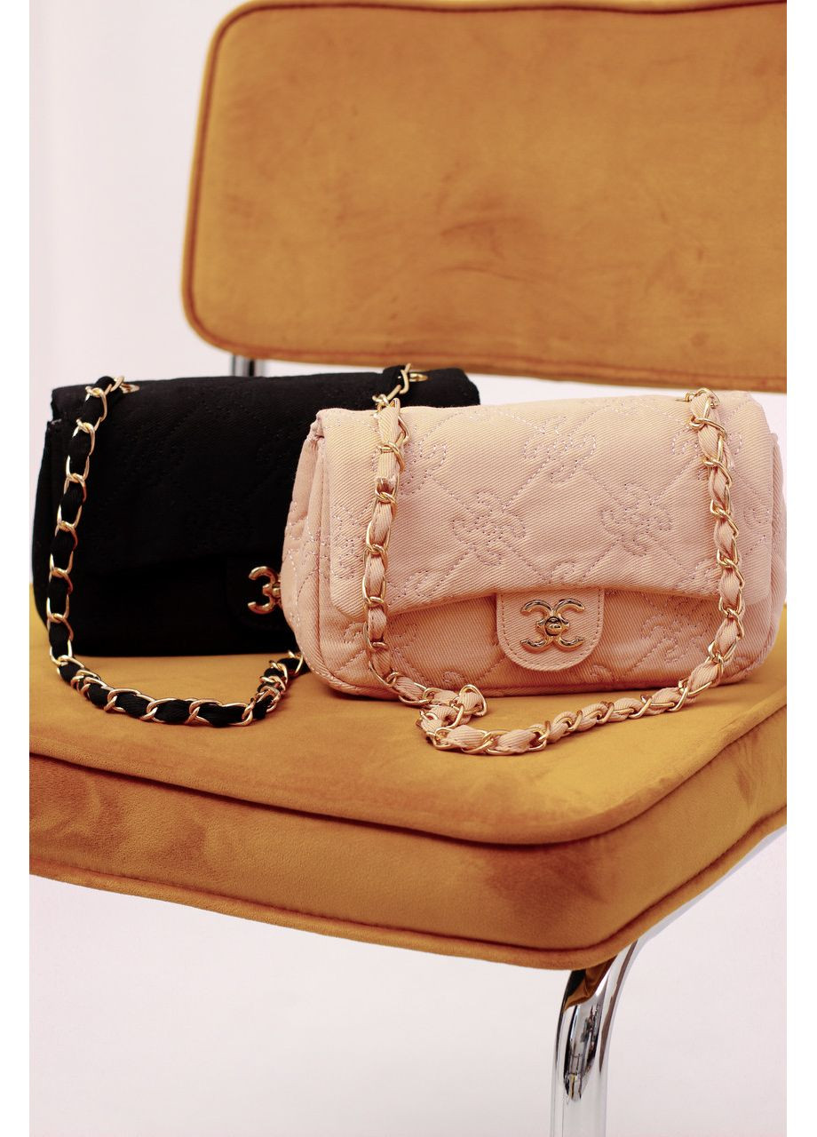 Женская классическая сумочка кросс боди розового цвета No Brand (362588093)