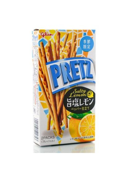 Японские бисквитные палочки со вкусом соленого лимона Pretz Salty Lemon Glico (372595236)