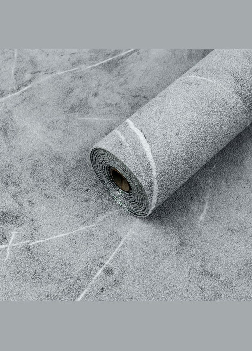 Шпалери на самоклейці 2800х500х1,5мм Сірий мармур (D) SW-00001414 Sticker Wall (330019242)