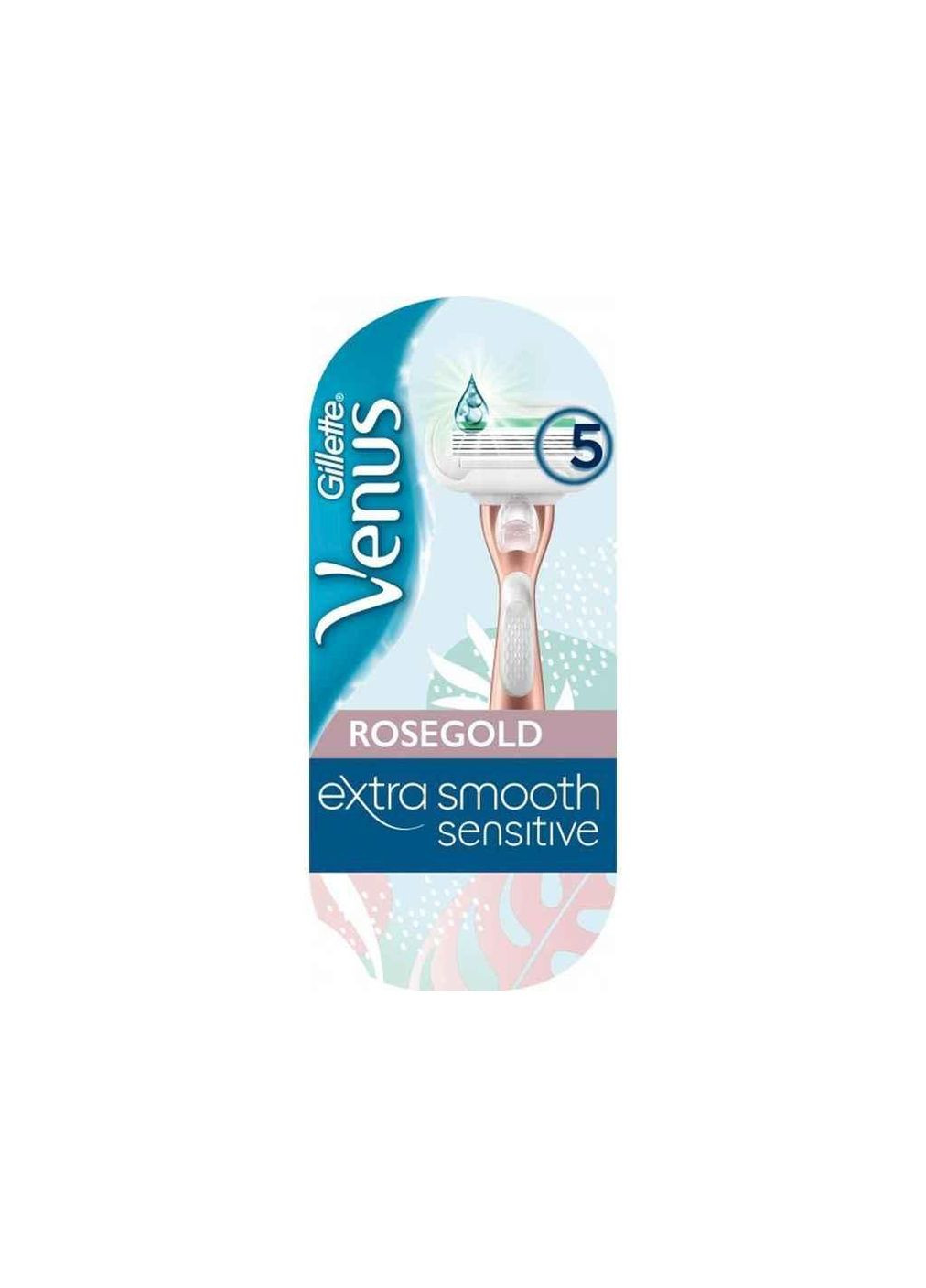 Бритва Extra Smooth Sensitive с 1 сменным картриджем RoseGold ТМ Venus (304062349)
