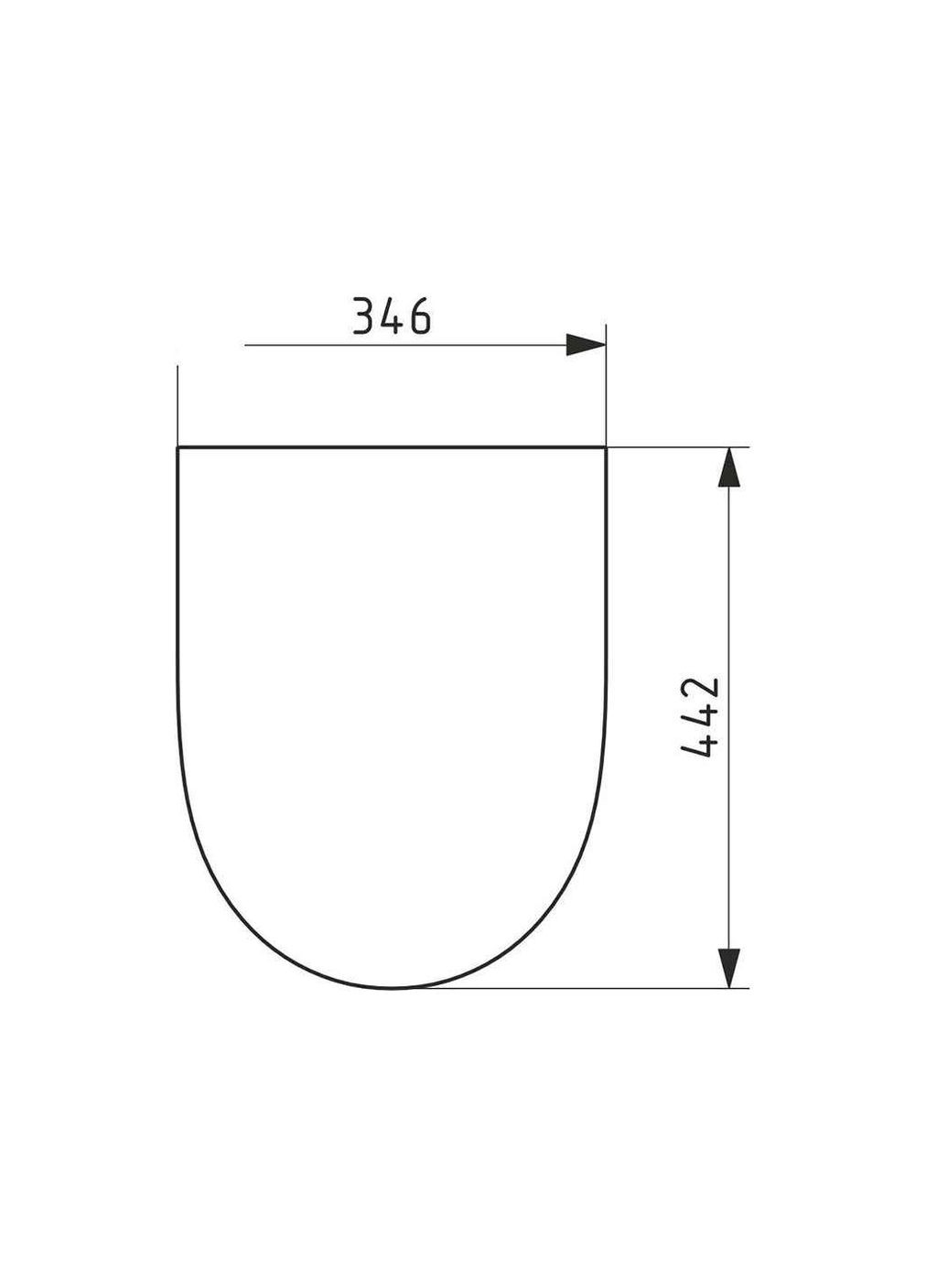 Сидения для унитаза "Мерида Slim" Полімердеталь (359433918)