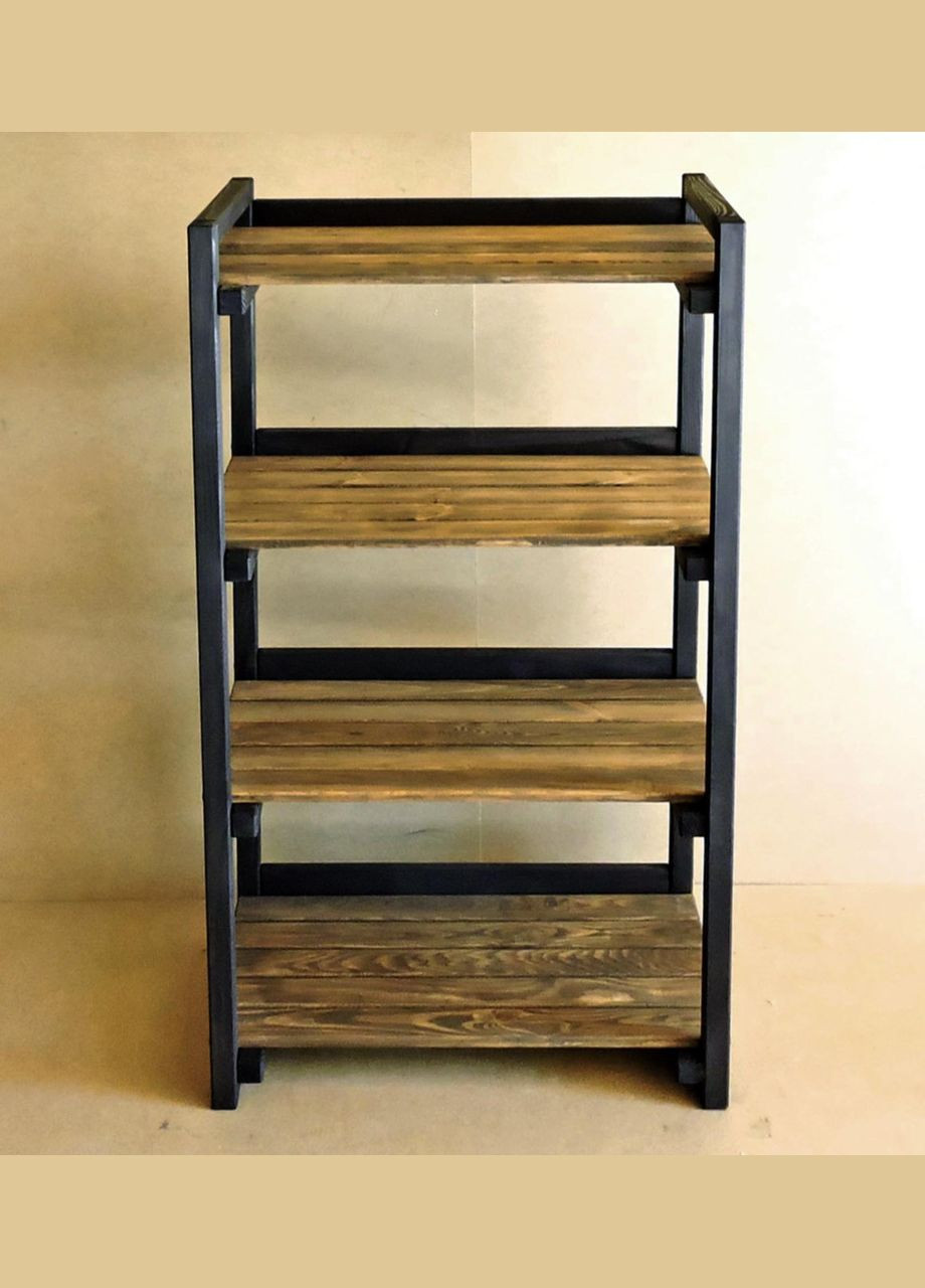 Стеллаж кухонный из дерева Фанбим 4 венге-мускат (СТА-41131207) No Brand (327844928)