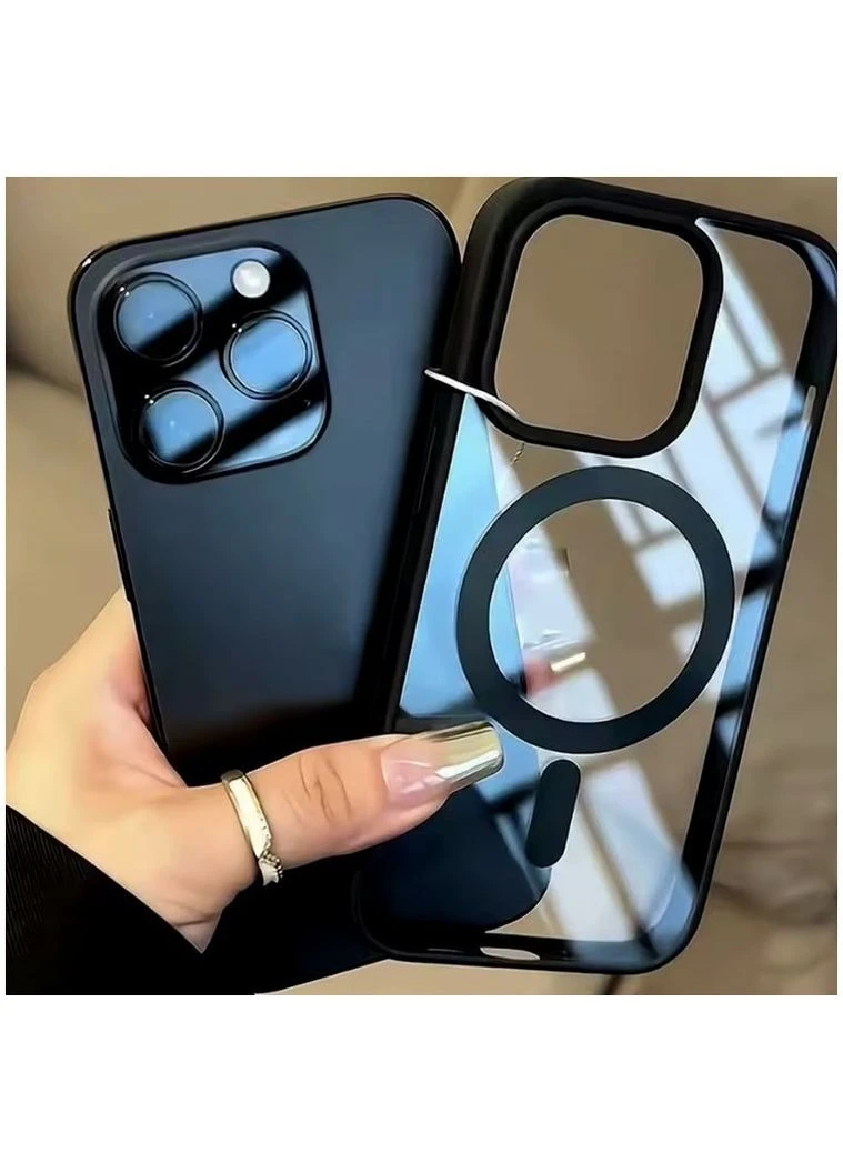 Чехол Metal Frame с MagSafe противоударный для iPhone 15 Pro Case (370167542)