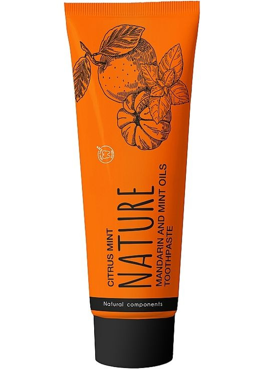 Зубна паста з мандарином та м'ятою Nature Citrus Mint Toothpaste 100ml (1357395-31338275) BIOTON COSMETICS (368663489)