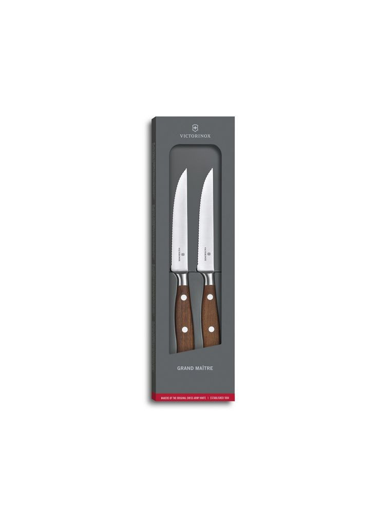 Набір ножів (m438958) Victorinox Grand Maitre Steak Set 12см Serrated Wood (366564708)