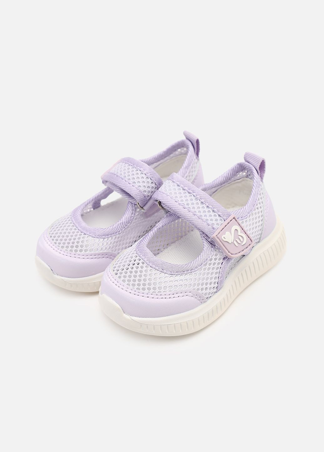 Фиолетовые слипоны на плоской подошве для девочки цвет фиолетовый цб-00273767 Kimboo