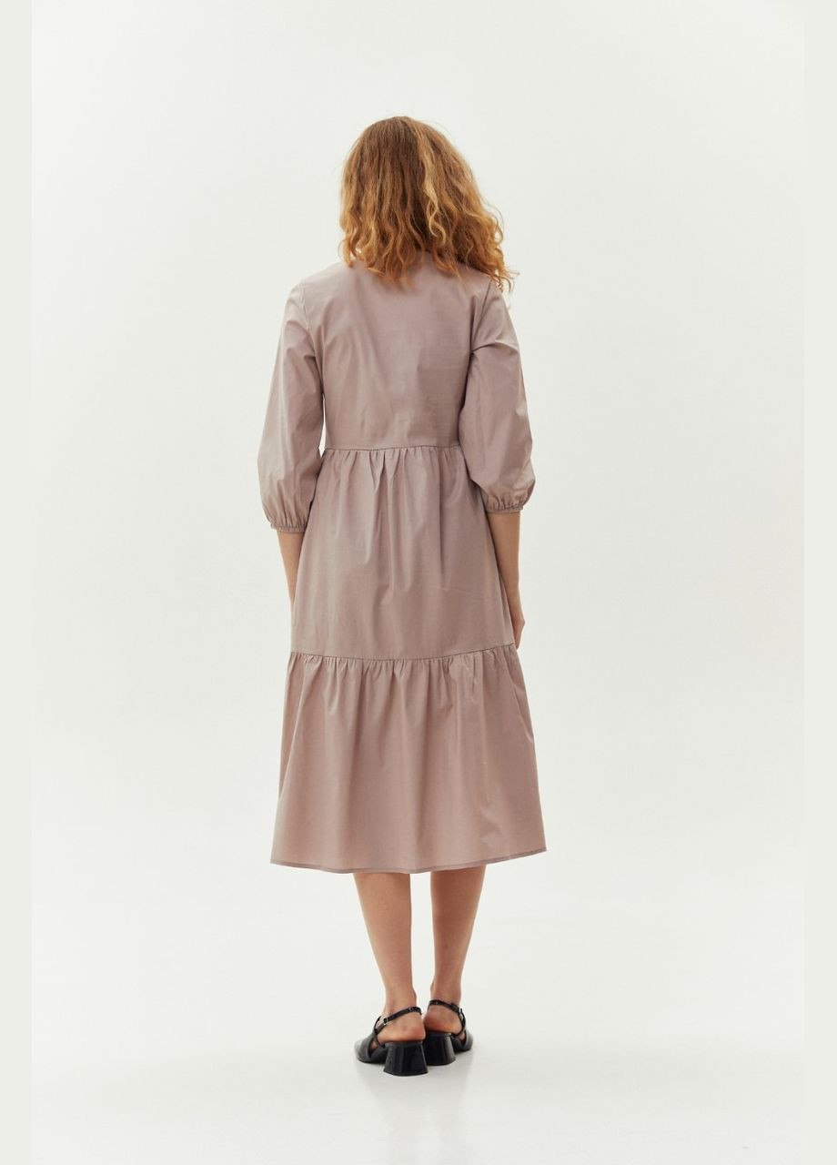 Коричнева кежуал сукня Azuri однотонна