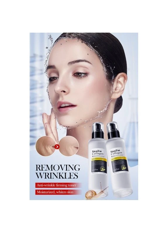 Антивозрастной тонер для лица с муцином улитки и коллагеном Snail Collagen 115 мл SADOER (379336283)