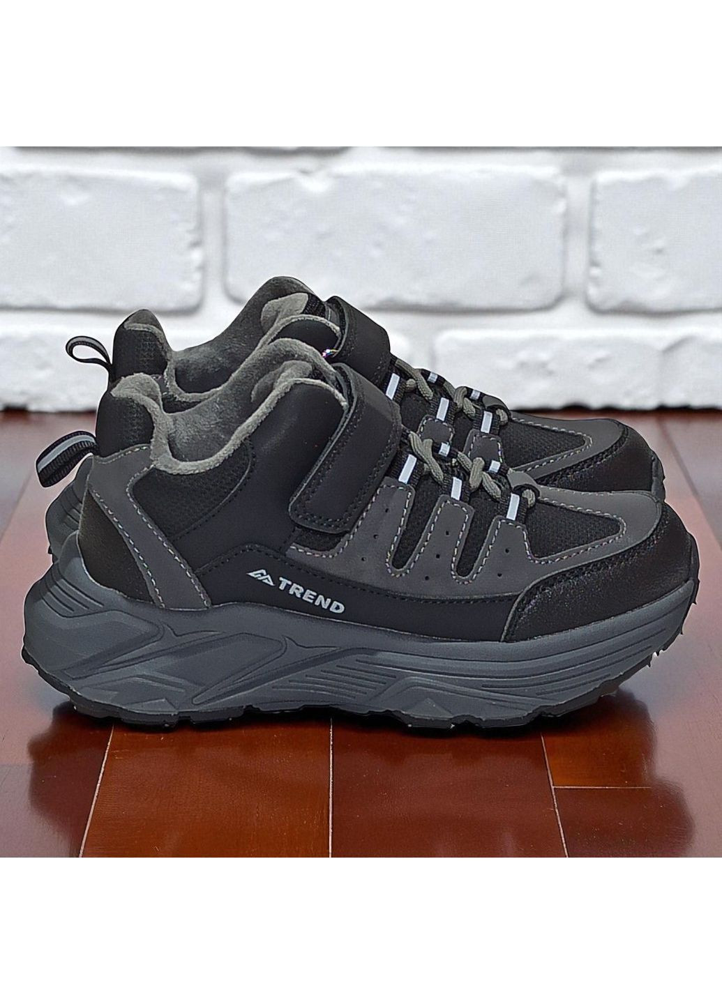 Ортопедичні утеплені хайтопи демісезонні підліткові кросівки на липучці для хлопчика підлітка Tom.M (362145947)