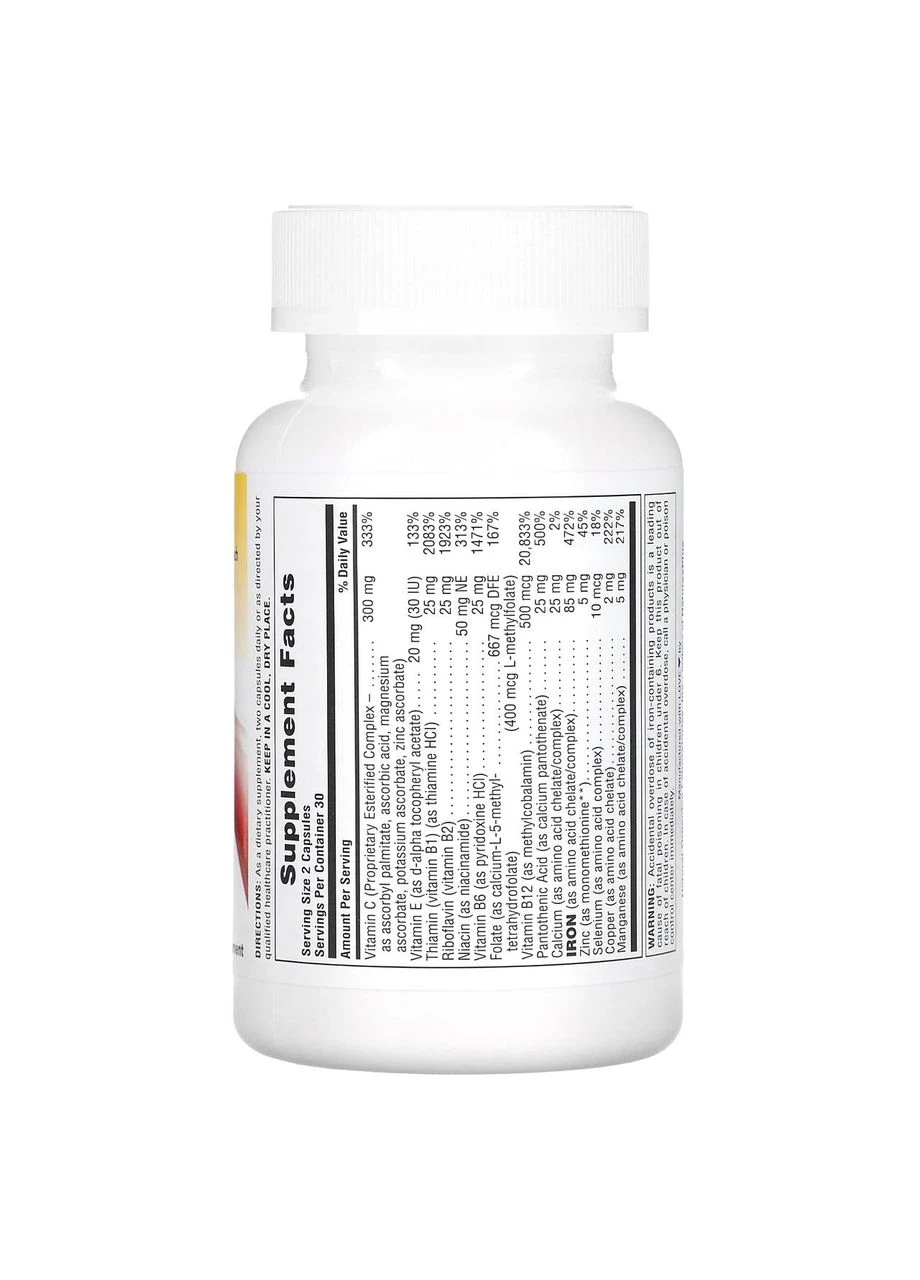 NaturesPlus Hema-Plex комплекс с железом 60 капсул быстрого действия Nature's Plus (373619891)