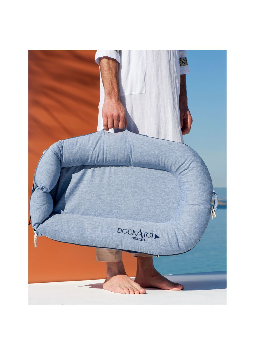 Змінний чохол для матраца-кокона Deluxe+, 0-8 міс., True Blue () Dockatot 20394 (366528934)