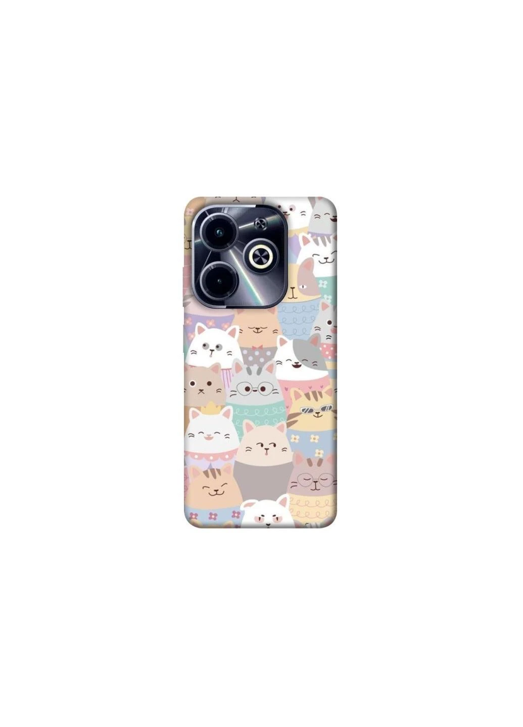 Чохол на Infinix Hot 40i Funny Kittens ver.2 Frontalka (379681645)
