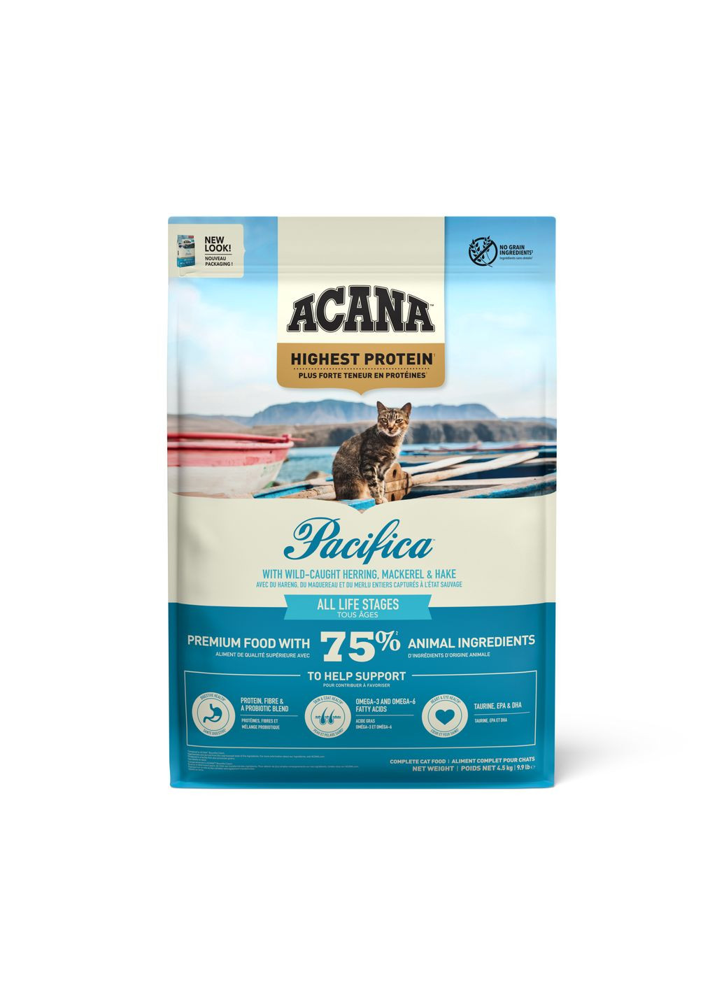 Сухой корм для котов Pacifica Cat с рыбой 4.5 кг a71465 Acana (345560043)