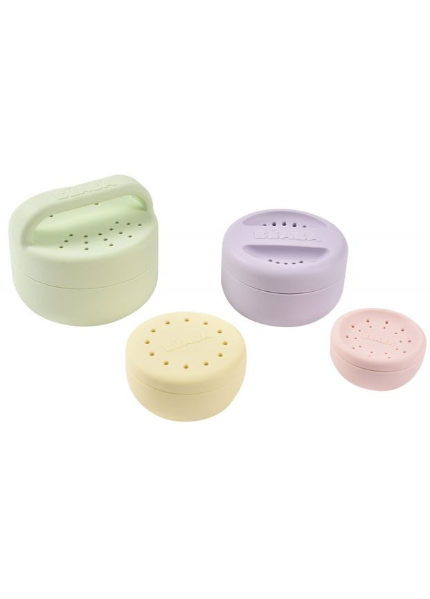 Набір іграшок для купання силіконовий, різнобарвний () Beaba 920409 (331790136)